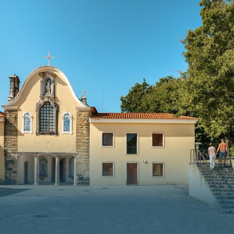 Entrance to São Miguel Monastery, a peaceful 17th-century landmark along the Óbidos Discovery Trail