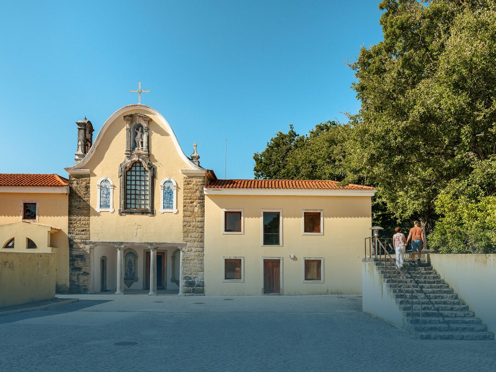 Entrance to São Miguel Monastery, a peaceful 17th-century landmark along the Óbidos Discovery Trail